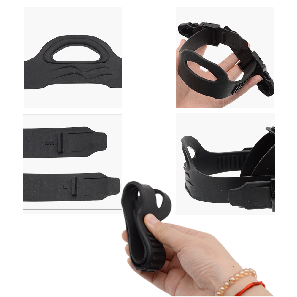 Flippers Swimming - 1Pair Diving Fin Strap with Quick