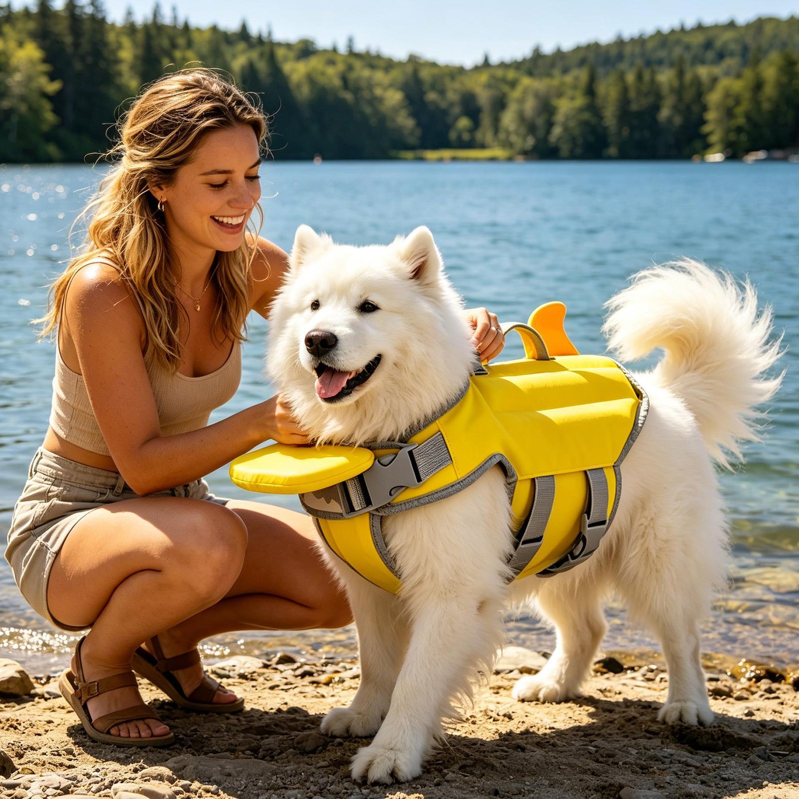 For Puppy Small Medium Pet Poo - Life Jacket 评论和价格