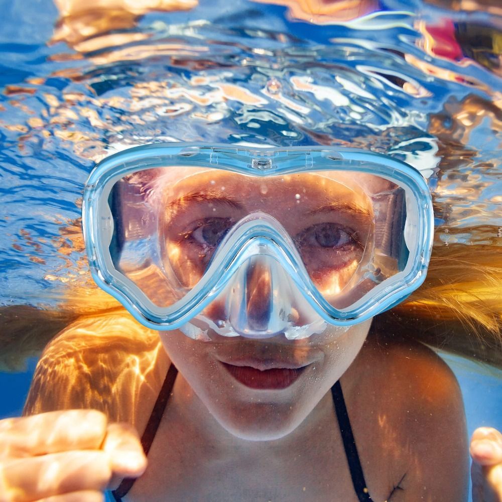 Unisex PC Glass Kids Swim Gogg - Diving Mask 评论和价格