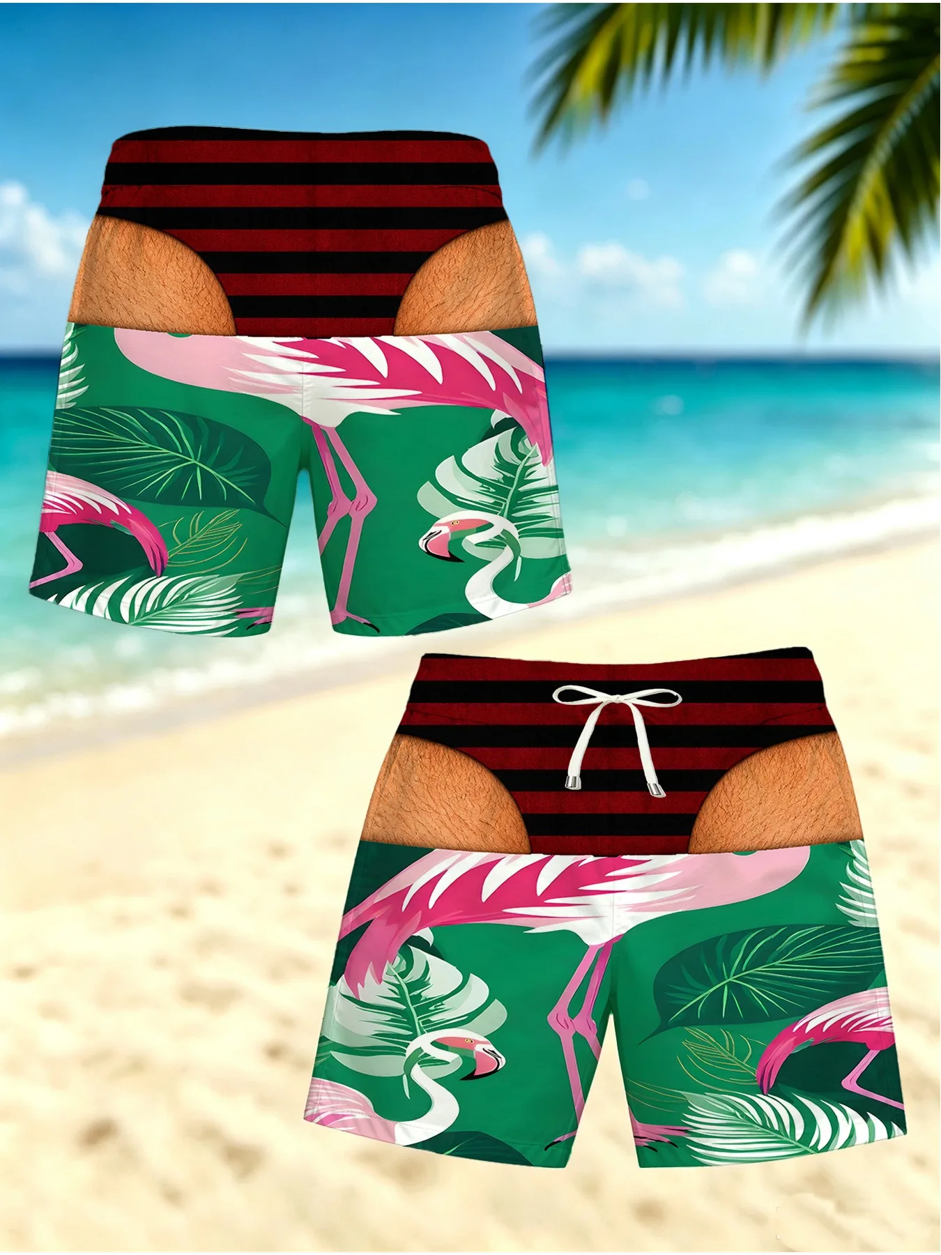 Men's Shark Fin Wave Print Swi - Swim Fins 评论和价格
