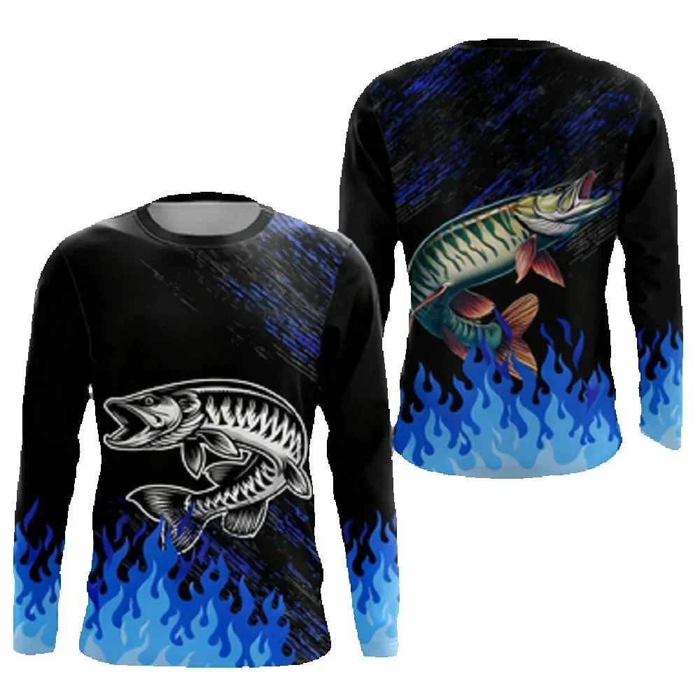 Mens Fishing Shirt Long Sleeve - Rash Guard 评论和价格