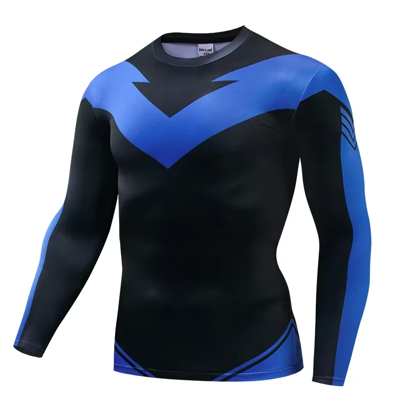 3D Printed Casual Long Sleeve  - Rash Guard 评论和价格