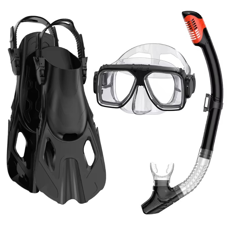 Professional 3-Piece Snorkel D - Swim Fins 评论和价格