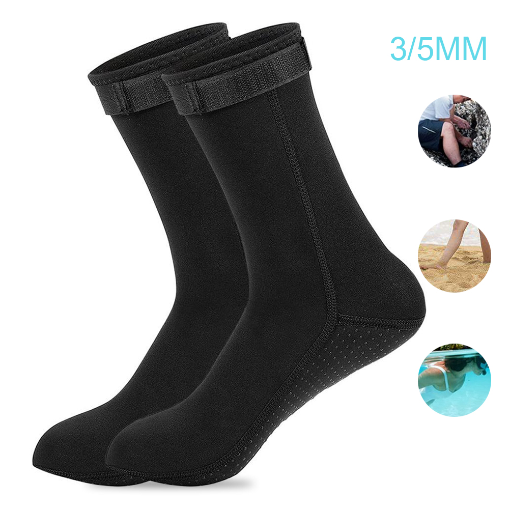 5mm Neoprene Socks 3mm Wetsuit - Swim Fins 评论和价格